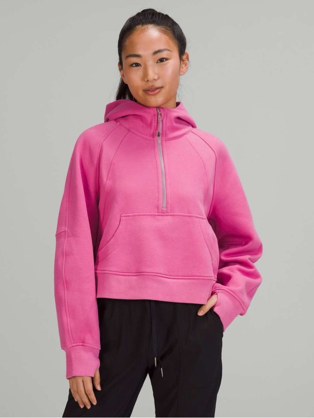 Lululemon Scuba Oversized Half-Zip Hoodie
Pink size m/l women's